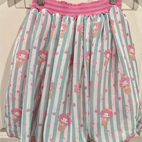 Sanrio x Japan LA My Melody Chiffon skirt size s/m EUC - Picture 5 of 8